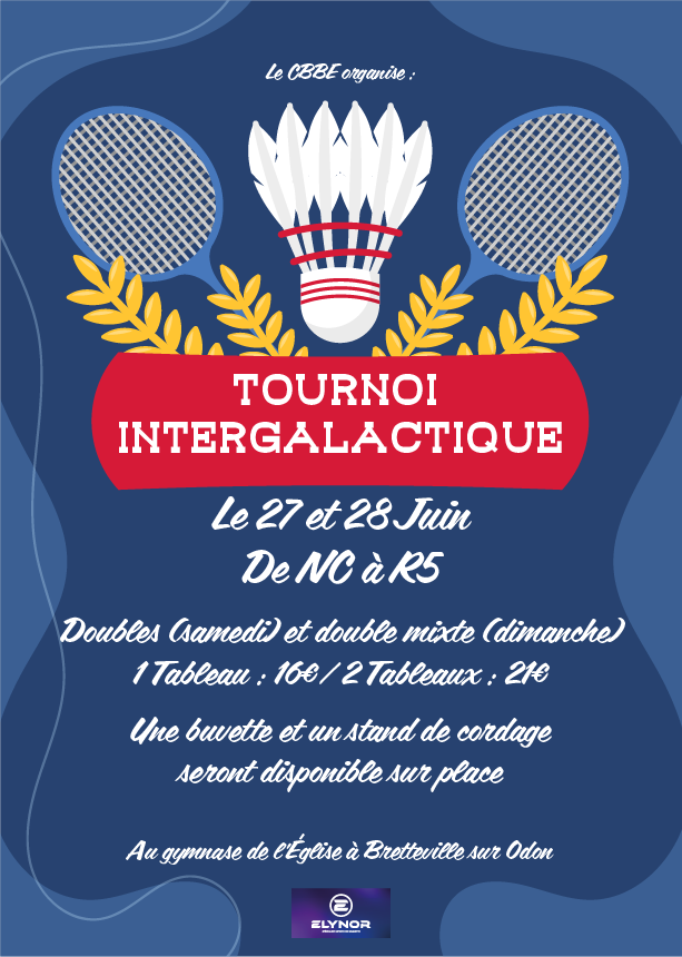 Tournoi intergalactique du CBBE 2026